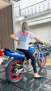 KNALPOT WINSPEED SUPER COBRA AG STYLE NINJA R/SS/RR BLACK COTING SLINCER ALUMUNIUM BLACK COTING MONCONG LURUS