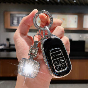 High-End Aluminum Alloy Car Key Cover for Honda Odyssey 24 Models Mens Version Electric Door Protection Shell Simple Style