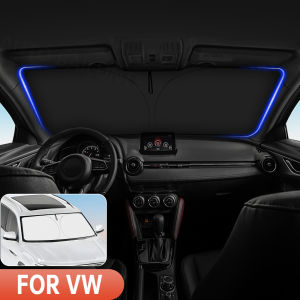 For Volkswagen VW Atlas 2018-2024 2025 Car Windshield Sunshade Cover Front Window Sun Shade Visor Car Interior UV Protection