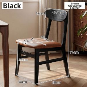 ZHUSHANXIA | Retro Soft Padded Dining Chair