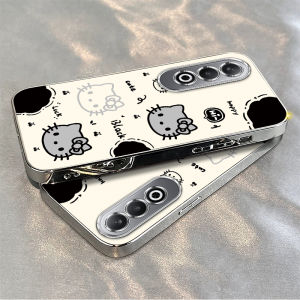 Oppo K12 K10 K11X Silicone Protective Phone Case Female Version Full Cover Cat Claw Katty Cat Design Anti-Fall Soft Shell