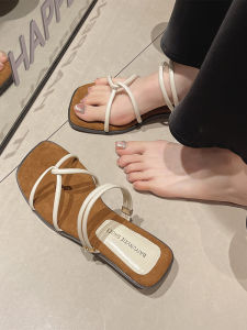 Giày Sandal Đế Dày Kiểu Dáng Cổ Điển Cho Nữ Mùa Hè 2025 Giày S้น Đế Dày Mới Phong Cách Thường Ngày Có Thể Đeo Hai Cách