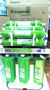 MÁY LỌC RO KANGAROO KG 110 KV ẤM TỦ BẾP TREO TƯỜNG.