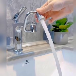 Sambungan Kran Air Wastafel Fleksibel Bisa Berputar 1080° Universal Rotation Faucet Splash SLT-254