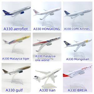 16CM A330 Series Model Plane Metal Scale Aircraft Toy Planes Alloy Metal Diecast Airplane for Collection Decoration Kids Gift