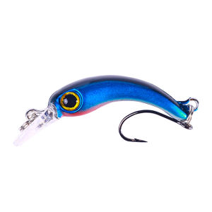 8Pcs 4cm 1.5g Floating Minnow Fishing Lures Set Mini Artificial Hard Bait  Crankbait Wobbler for Trout Perch Bass Pike