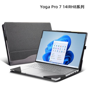 Laptop Case Applicable to Lenovo Yoga Pro 7 14irh8 Computer Bag 14.5-Inch Protective Case Pro 14S 2024 Liner Bag Business Drop-Resistant Leather Phone Case Sets