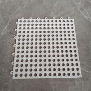 Pet Cooling Plastic Cage Mat Dog Cage Tray Cat Urine Pad Grid Pattern Adjustable Size Pet Home Supplies Dog Cage Mat Pad