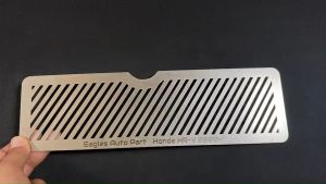 HRV กันหนู ฮอนด้า ปัจจุบัน ตะแกรงกันหนู แผ่นสแตนเลส กรองอากาศ แอร์ V1 ลายทแยง