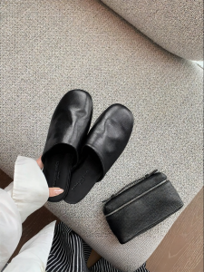SHÉII | Dép Lười Mules Da Cừu Mềm Mại Cho Phụ Nữ Mùa Hè