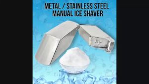 STAINLESS STEEL & METAL ICE CRUSHER MANUAL ICE SHAVER / HALO-HALO ICE CRUSHER & SHAVER LIGHT WEIGHT