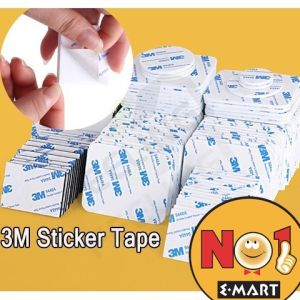 10Pcs 3M Double Sided Tape Heavy Duty Strong Adhesive Wall Stikcer Pad Mounting Double Sided Adhesive Foam Tape Two Sides Mounting Sticky Tape EVA