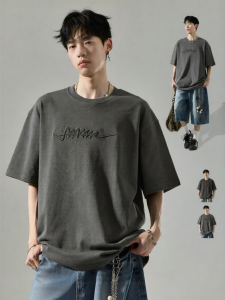 SZON | Fashionable Cotton Embroidered T-Shirt