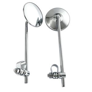 Motorcycle Mirrors Universal Handlebar Rearview Mirrors Scooter E-Bike ATV Dirt Bike Rear View Mirrors HD Side Mirror