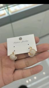 European and American High-grade Zircon Ear Buckle Fashion Exquisite Small Earrings
