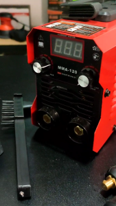 Bonchi Mesin Las 450 Watt MMA-120A Trafo Listrik Inverter IGBT Hemat Energi 220V/50Hz Cocok untuk Perbengkelan Las & Teralis