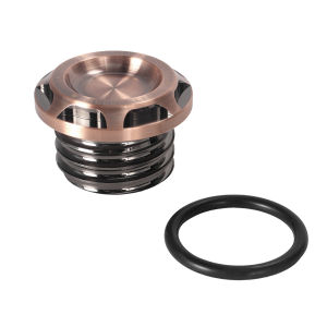 Đồng Thau Xe Máy Bình Dầu Nhiên Liệu Nắp Vít Ren Nắp Bình Xăng Cho Harley Sportster XL883 1200 Nhôm Phụ Kiện Xe Máy