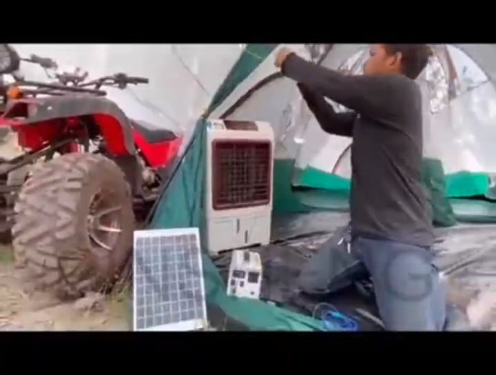 เครื่องกำเนิดไฟฟ้าแบบพกพา Built-in Power Inverter ชาร์จโซลาร์เซลล์ได้