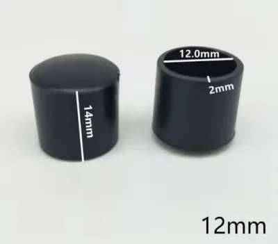 Round Rubber Chair Leg Pad 6-32mm Furniture Leg Table End Plug Pvc Silent Anti-Slip Floor Protection Cap Foot Cover
