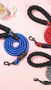 Strong Dog Leash With Dog Harness Heavy Duty Dog Leash For Small Dogs Padded Handle And Highly Reflective For Medium And Large Dogs (1.2cm X 3m)