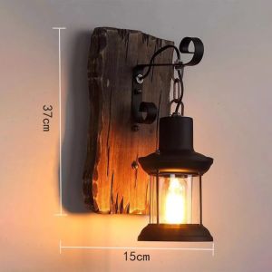 JOYINLED E27 Base Black Wall Lamp Vintage Flush Mount Lighting Fixture Shade Light for Kitchen Dinning Room Hallway