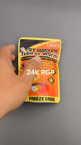 TUBIFEX FREEZE-DRIED CUBES READY-TO-FEED FISH FOOD FOR AQUATIC PETS