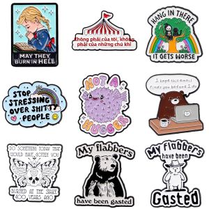 Trâm Cài Hình Cá Nóc Hoạt Hình Dành Cho Nữ Ghim Men Ngộ Nghĩnh Huy Hiệu Kim Loại Trang Sức Cho Quần Áo Phụ Kiện Ba Lô Quà Tặng