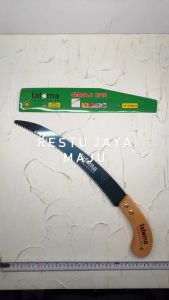 [12 pcs] LAFUMA Gergaji Kopi 14 inch gagang kayu graji dahan ranting tanaman rj