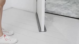 93cmx10cm Flexible Door Bottom Sealing Strip Sound Proof Noise Reduction Under Door Draft Stopper Dust Proof Window Strip