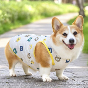 Summer Thin Vest Dog Clothes Pet Anti-UV Anti-Hair Loss Medium Size Dog Kaike Shaiwan Summer New Arrival Casual Style Dog Vest