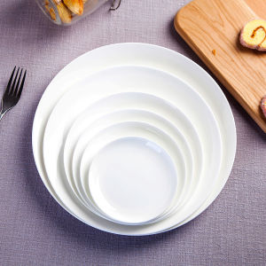 SHANGYUNTAOCI | White Bone China Dinner Plate Large