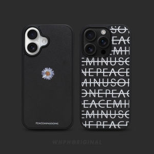 Kwon Ji Yong Daisy Magnetic Absorption iPhone 16 pro Max Protection Case Retro Style Frosted Anti-fall Couple Cover