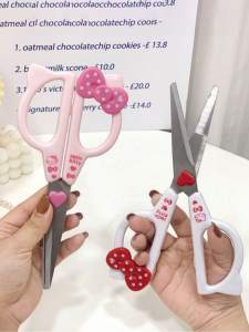 1/2pcs Hello Stainless KittyScissors Cute Stationery， Handicraft ScissorsMulti-purpose Fabric Scissors Set