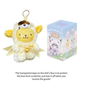Sanrio | 2026 New Kuromi Fox Island Series Vinyl Plush Blind Box Cute Cartoon Hello Kitty Kuromi Pendants Girl Bag Ornament Toy Gifts