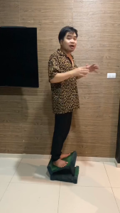 💙สีน้ำเงิน หนา+เเถมฟรีคู่มือ! #ร้านหลักบริษัท #ตัวหนา พิเศษ #เก้าอี้มหัศจรรย์คุณตาแสวง #แท่นยืนคลายเส้น เเท่นยืดเส้น เก้าอี้คลายเส้น เเท่นยืนแท้