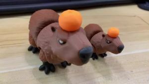 3D-printed Capybara Action Figures Articulated Movable Capibala Figurines Creative Animal Ornaments Home Decors Christmas Gift