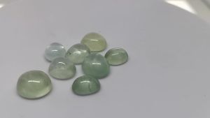 Natural Green Africa Prehnite 32.21 Cts. Oval Cut Transluscent Loose Gemstone