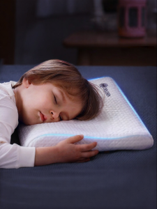 Washable Antibacterial Mite-Resistant Silicone Pillow for 3+ Years Old Child