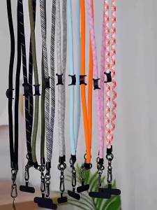 8MMx120CM Bold Long Mobile Phone Lanyard Universal Crossbody Hanging Shoulder Strap Detachable Neck Cord Anti-Lost Lanyard Patch