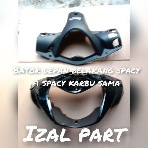 paket batok depan belakang spacy fi spacy karbu sama kualitas orsinil kw1 warna hitam