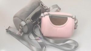 Tas Hewan Mini Portabel Outdoor Tas Hamster Travel Mini Tas Kandang Hamster Untuk Chinchilla Hedgehog Kelinci Marmot