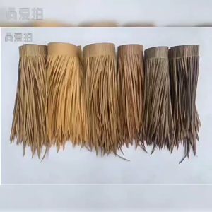 Simulated Thatched Scenic Roof Decorate Fake Straw Thatched Tiles Farmhouse Villa Homestay Artificial Thatched Grass
