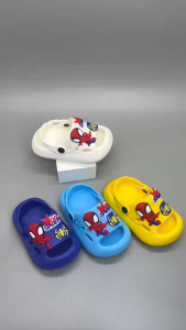 (Size 21-26) Dulux 660 Sandal Anak Laki-Laki Karakter Spiderman Sandal Selop Karet Lentur Anak Cowok