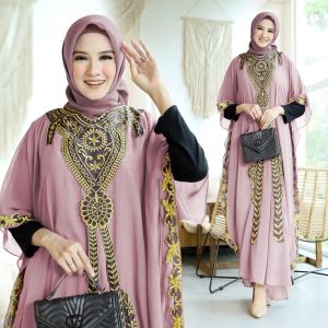 SIGAWA-(COD) Kaftan Terbaru 2022 Cocok Untuk Pesta Kondangan Mewah Simple Dan Elegan