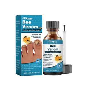 South Moon Bee Venom Nail Fungus Care Serum Clean Nail Odor Thicken Soft Nails Nail Nourishing Serum Nail Care Solution Moisturize Nail