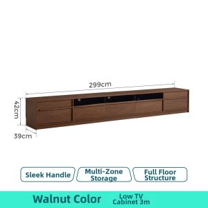 Vintage Style TV Cabinet Living Room Storage