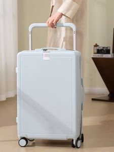 MeeTOO กระเป๋าเดินทาง 20/24นิ้ว modern Trolley Bag วัสดุPC+ABSแข็งแรงทนทาน ล้อลากคู่360เข็นลื่น ระบบLock 3รหัส TSA school bags luggage suitcase