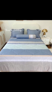 🌇HÀNG NHẬP🌇 Bộ Lụa Tencel Viscose Mát Mịn Bộ 4 Món Ga Gối và 5 Món Gồm Chăn Chần Bông Micro Cao Cấp _ Nemtot Bedidng