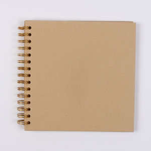 8 Inch DIY Scrapbook Photo Album 40 Pages Hardcover Kraft Pape Photo Book Blank Memory Scrap Book for DIY Crafts Anniversary
