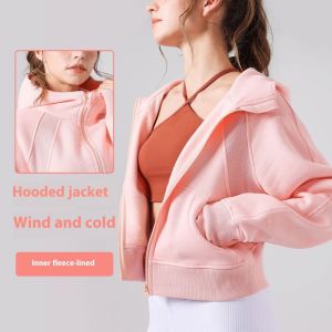 FED Womens Fashionable Zip-Up Hoodie for Running and Fitness